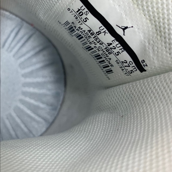 Nike Air Jordan 1 high Women’s Size 10.5 Rebel XX retro og cream white sail wmns - Picture 6 of 12